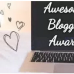 Awesome Blogger Award!