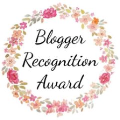 Blogger Recognition Award!